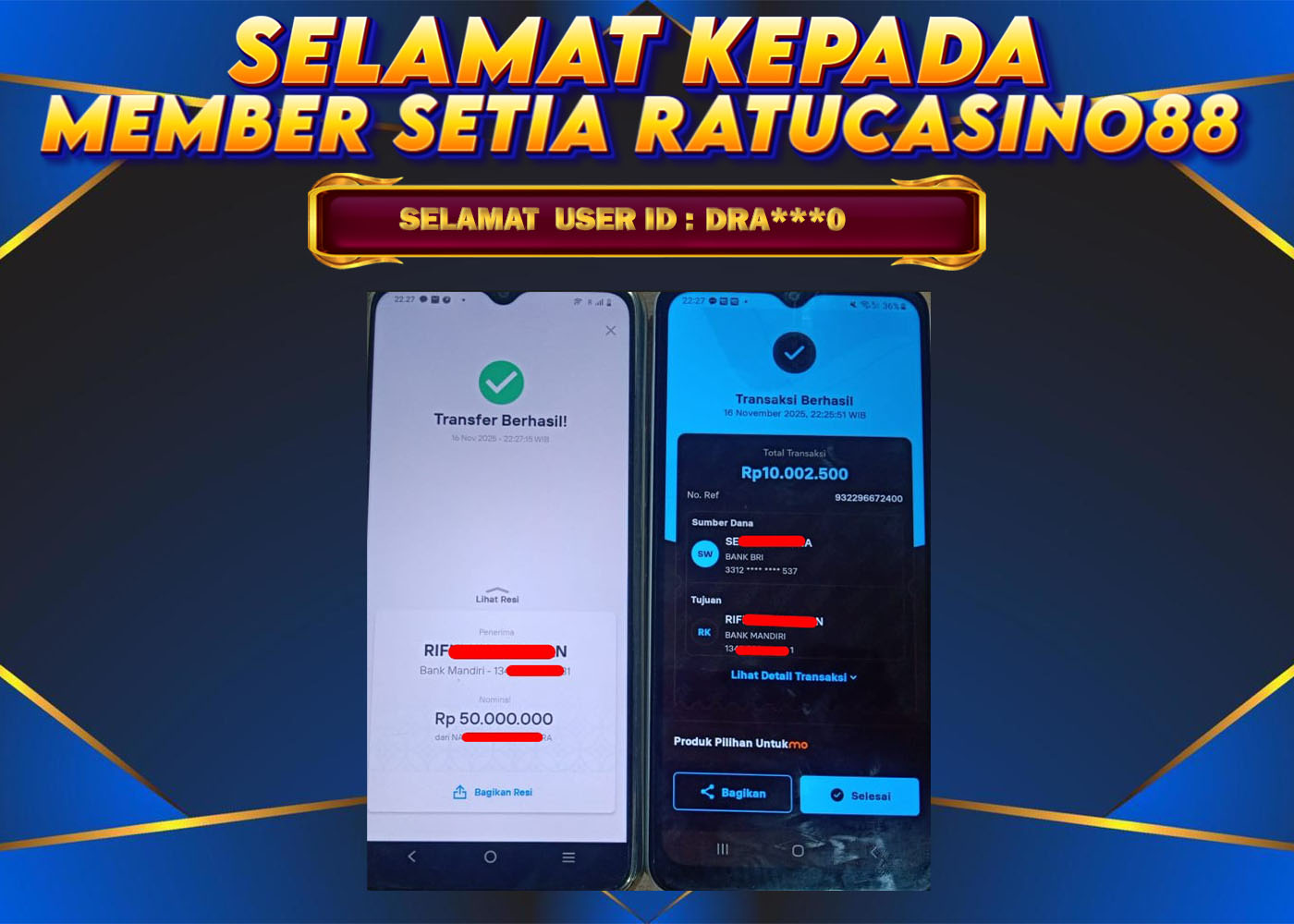 WITHDRAWAL MEMBER 124